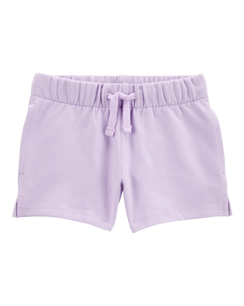 Toddler Pull-On French Terry Shorts - Purple, 