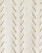 Baby Organic Cotton Pointelle Romper, image 3 of 5 slides