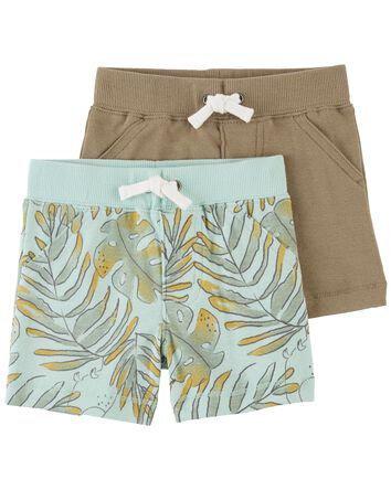Baby 2-Pack Cotton Shorts, 
