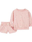 Pink - Baby 2-Piece Easter Bunny Outfit Set