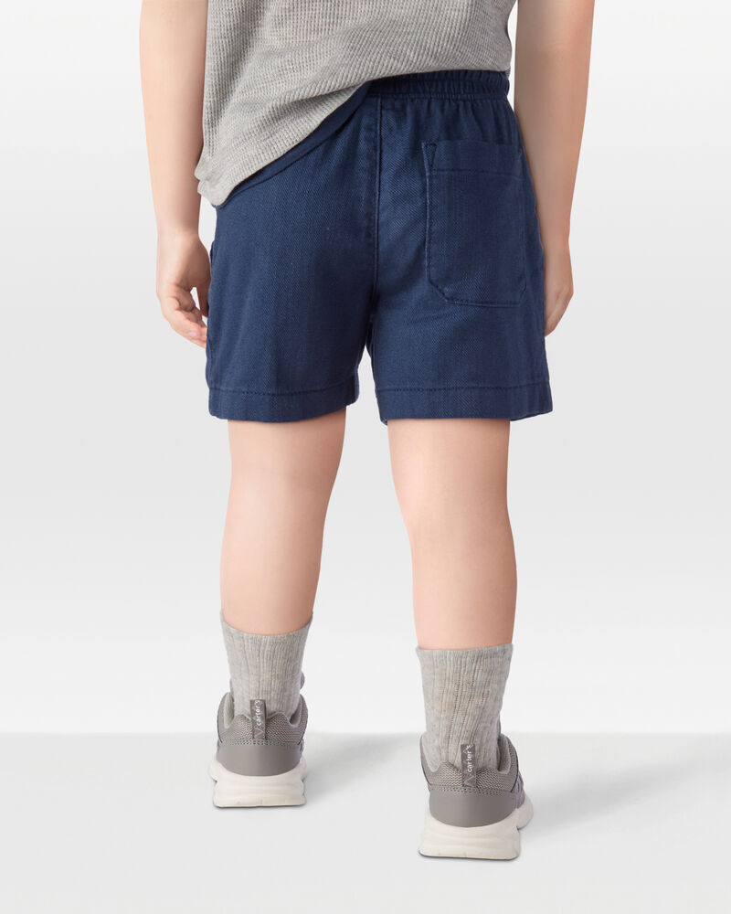 Toddler 2-Piece Thermal Tee & Shorts Outfit Set, image 8 of 8 slides