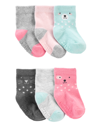 Baby 6-Pack Crew Socks, 