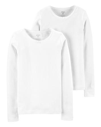 2-Pack Cotton Undershirts, 