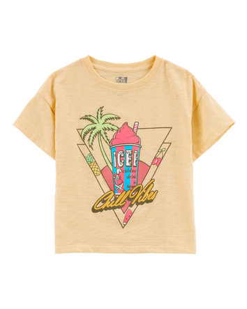 Kid Icee Graphic Tee - Yellow, 