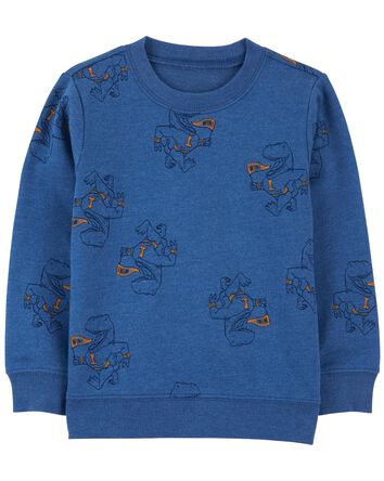 Toddler Dinosaur French Terry Sweatshirt, 