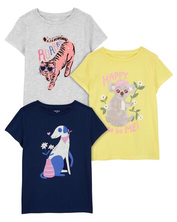 Kid 3-Pack Graphic Tees, 