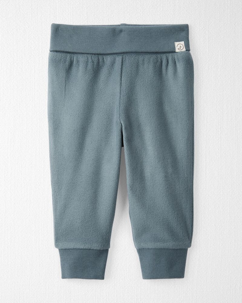 Baby Grow-With-Me Fleece Joggers Made with Recycled Materials , image 1 of 5 slides