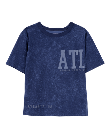 Kid ATL Graphic Tee - Blue, 