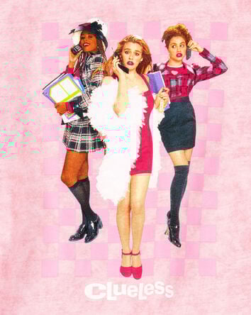 Kid Clueless Short-Sleeve Graphic Tee - Pink, 