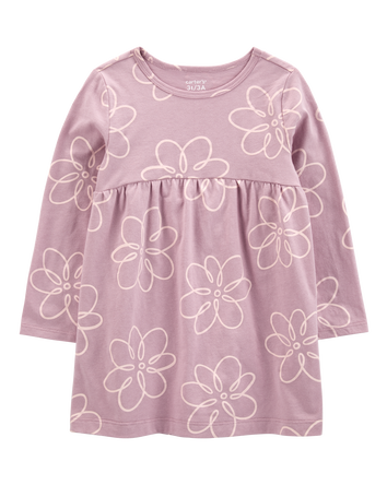 Toddler Floral Jersey Dress, 