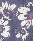 Kid Floral Ribbed Leggings - Floral, image 3 of 4 slides