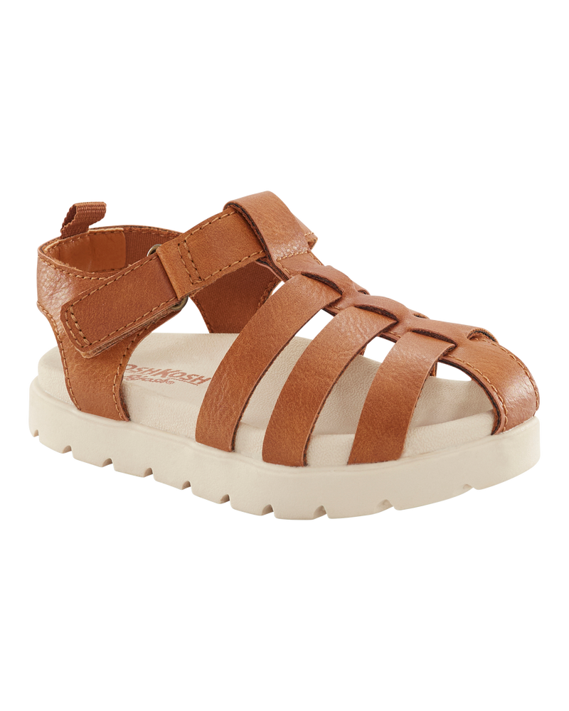 Toddler Casual Sandals - Brown, image 1 of 7 slides