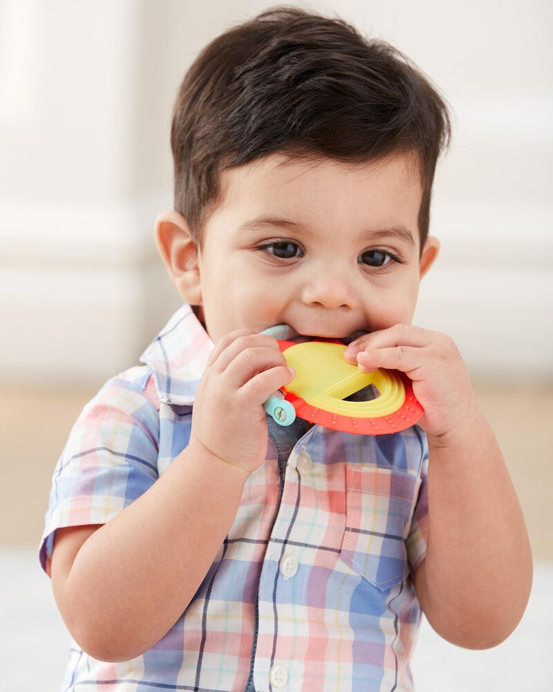 Silver Lining Cloud Teethe & Play Toy - Sun, image 3 of 7 slides