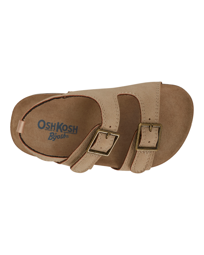 Toddler Flatbed Sandals - Tan, image 4 of 7 slides