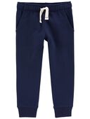 Navy - Baby Pull-On French Terry Joggers