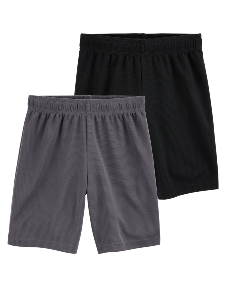 Kid 2-Pack Active Mesh Shorts, image 1 of 7 slides