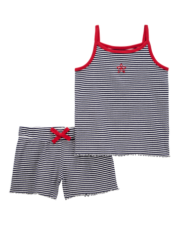 Toddler 2-Piece Striped Tank & Short Set, 