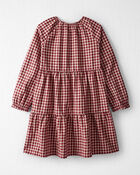 Kid Cozy Tiered Dress Made with Organic Cotton
, image 2 of 5 slides