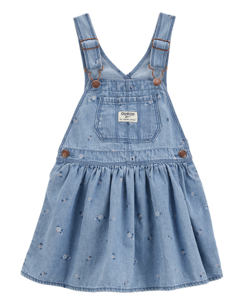 Toddler Floral Knit Jumper Dress, 