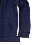 Kid 2-Piece Zip-Up Fleece Hoodie & Pants Set, image 3 of 8 slides