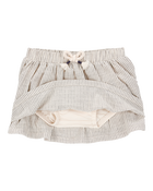 Baby Striped Pull-On Skort, image 2 of 4 slides