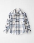Toddler Organic Cotton Cozy Flannel Button-Front Shirt
, image 1 of 4 slides