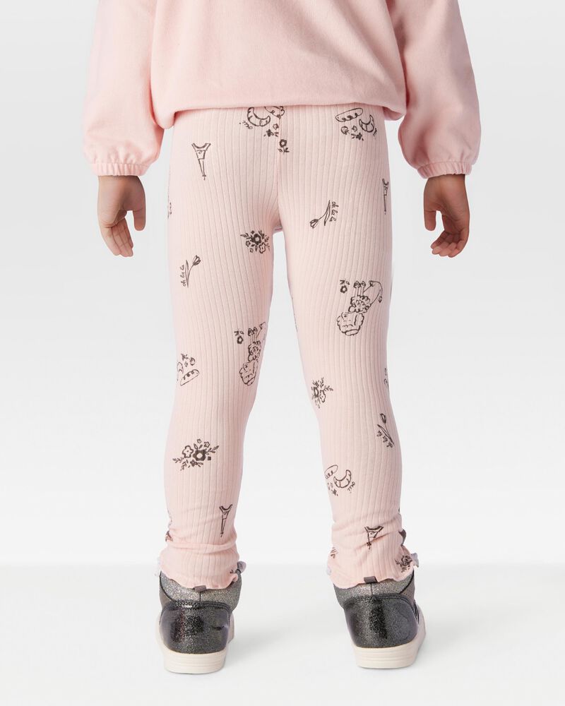 Toddler 2-Pack Printed Leggings Set, image 3 of 7 slides