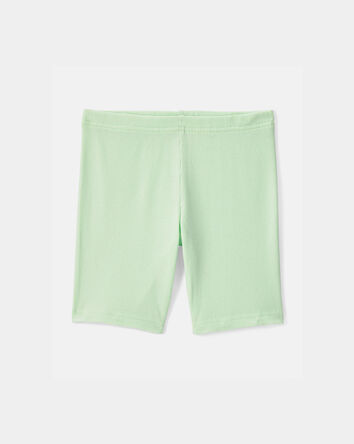 Girls Bike Shorts - Green, 