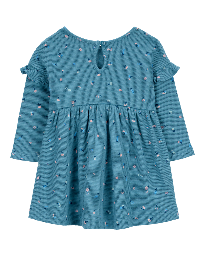 Baby Floral Thermal Dress, image 2 of 5 slides