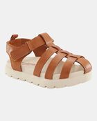 Toddler Boy Casual Sandals - Brown, image 1 of 8 slides