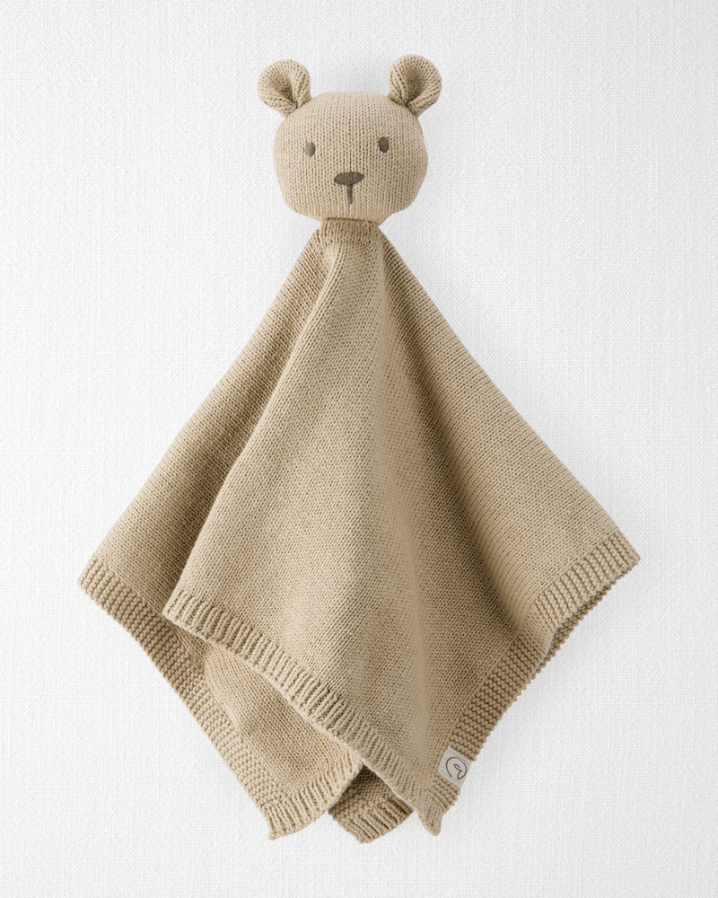 Baby Organic Cotton Bear Lovey, image 1 of 3 slides