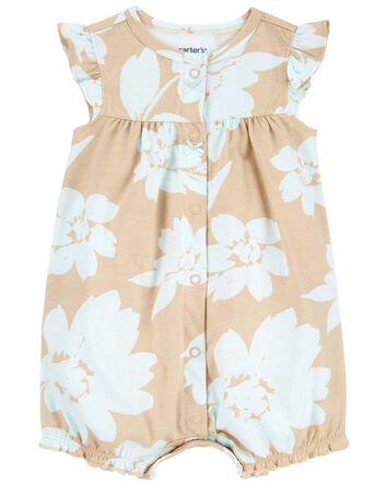 Baby Floral Snap-Up Romper, 