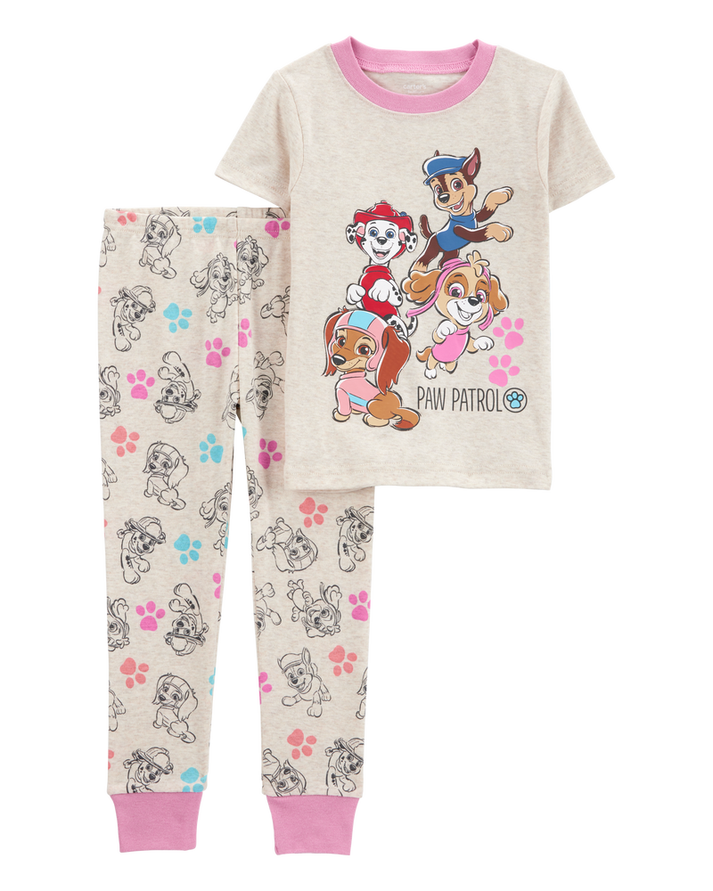 Toddler PAW Patrol Snug Fit Cotton 2-Piece Pajamas, image 1 of 3 slides