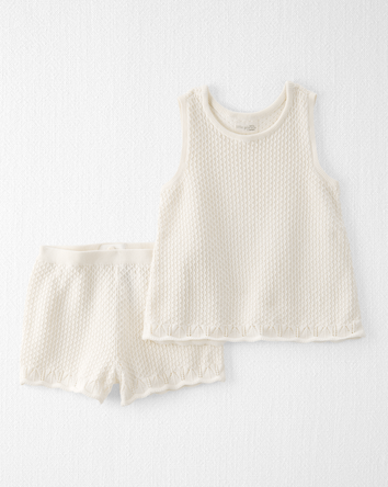 Kid 2-Piece Organic Cotton Sweater Knit Set, 