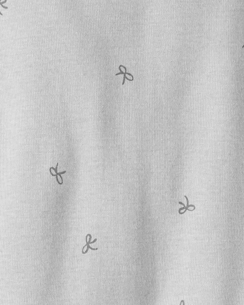 Organic Cotton Pajamas Set in Bows, image 3 of 4 slides