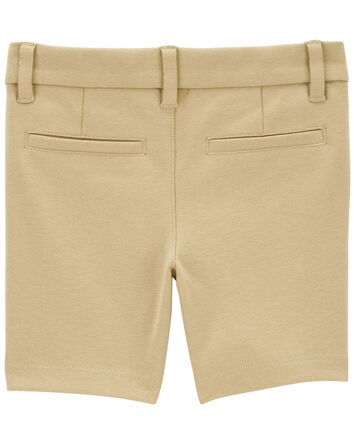 Toddler Ponte Knit Uniform Shorts, 