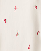 Baby Girl 4-Pack Leopard Print Cotton Long-Sleeve Multipack Bodysuits - Red/White, image 5 of 6 slides