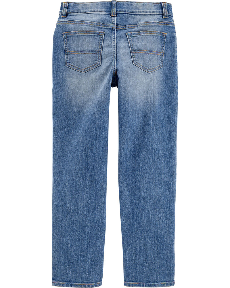 Kid Medium Wash Relaxed-Fit Classic Jeans, image 2 of 4 slides