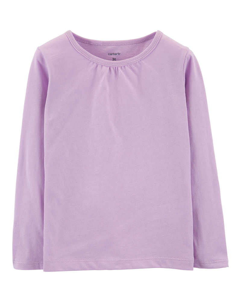 Purple Cotton Tee, image 1 of 4 slides
