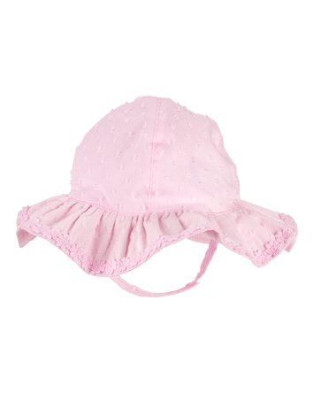 Baby Floral Sun Hat - Pink, 