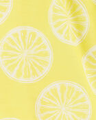 Kid 2-Piece Lemon Loose Fit Pajama Set, image 2 of 2 slides