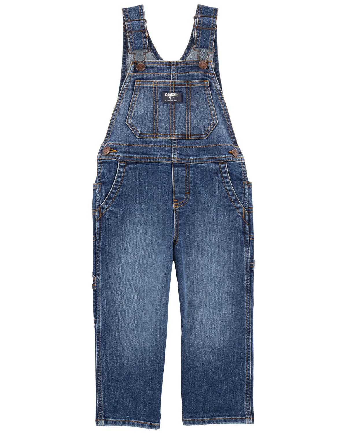 Dark Denim Toddler Classic OshKosh Overalls