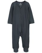 Baby Zip-Up PurelySoft Sleep & Play Pajamas, image 1 of 4 slides