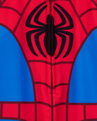 Toddler Marvel™ Spider-Man 1-Piece Rashguard Swimsuit - Blue/Red, image 2 of 2 slides