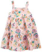Toddler Floral Lawn Dress, image 1 of 3 slides