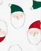 Kid 2-Piece Santa 100% Snug Fit Cotton Pajamas, image 2 of 3 slides