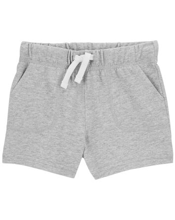 Baby Pull-On Cotton Shorts, 