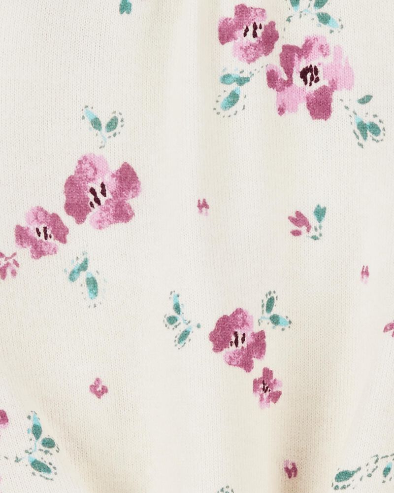 Toddler Floral Print Top Made With LENZING™ ECOVERO™ , image 2 of 4 slides