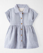 Baby Organic Cotton Gauze Dress, image 1 of 6 slides