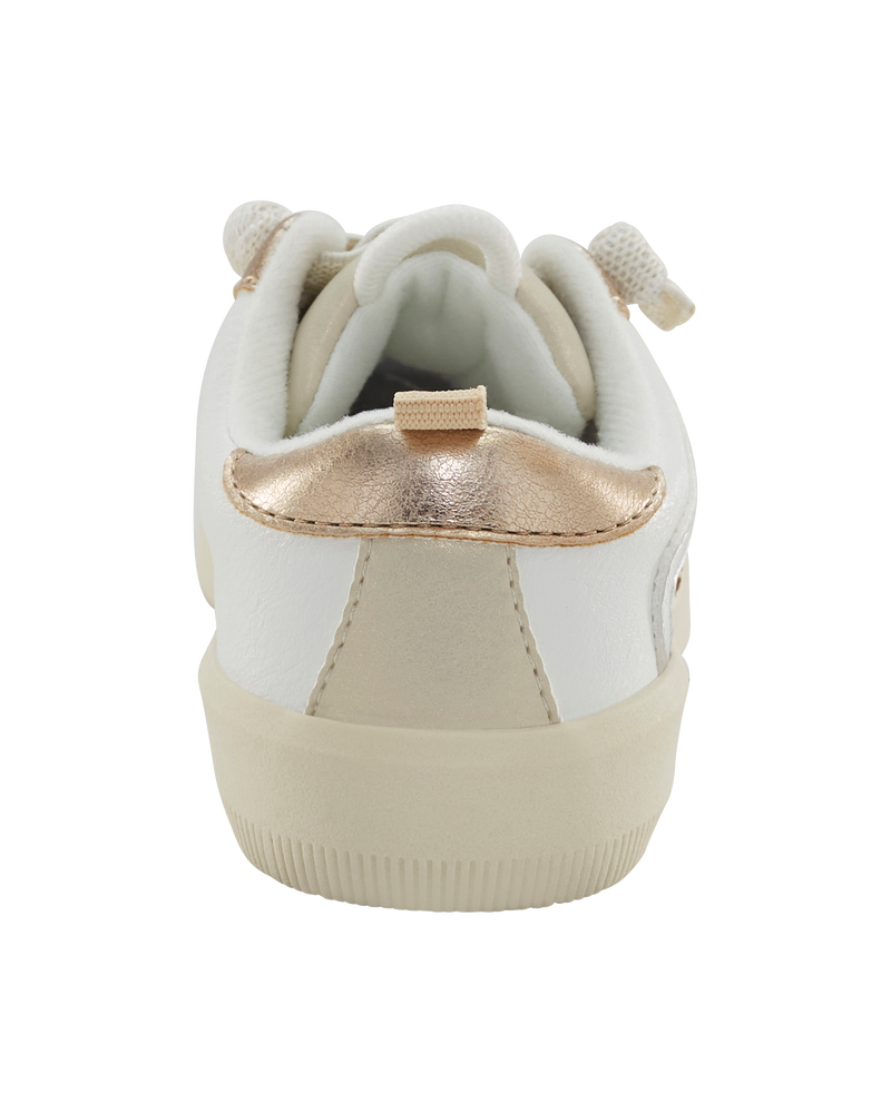 Toddler Metallic Star Sneakers - Gold, image 3 of 7 slides